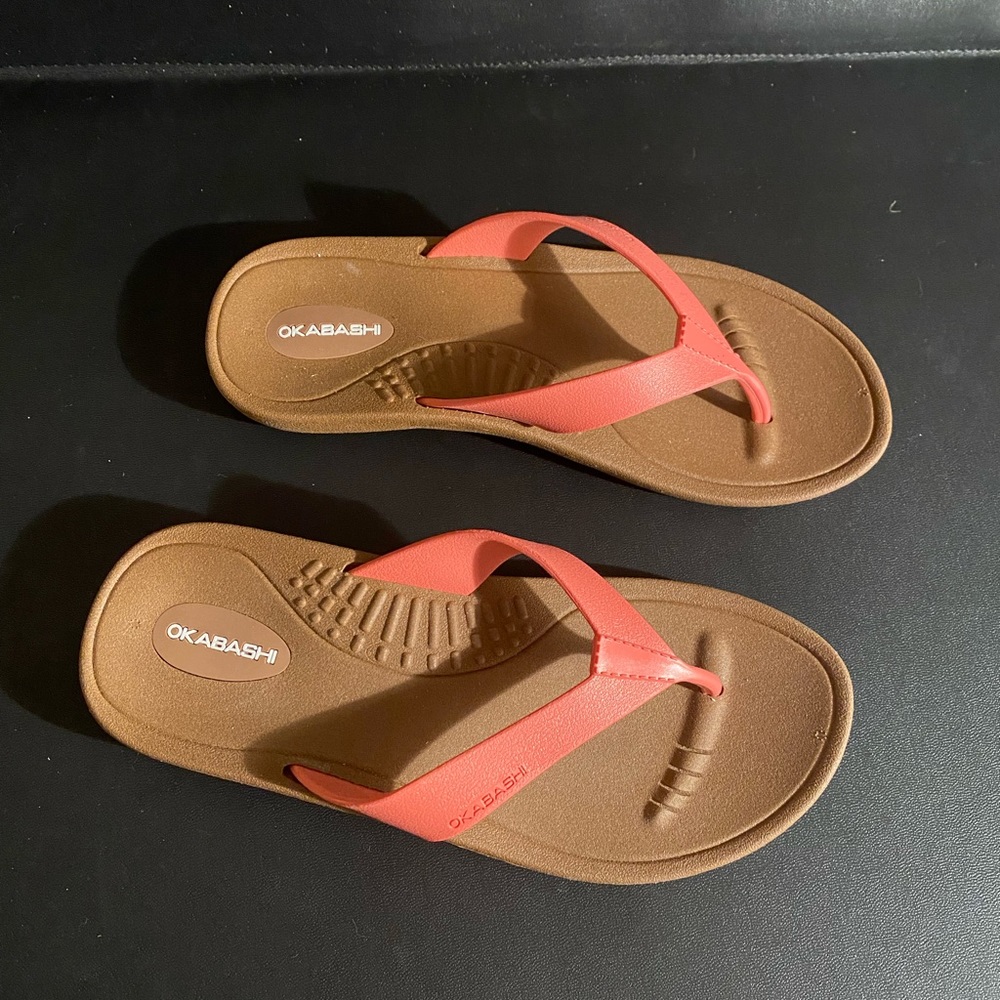 Okabashi flip flop sandals Size S - Picture 4 of 5